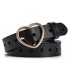 L LUXHER - Cinturón Mujer Cuero Genuino Coolerfire Mod Heart