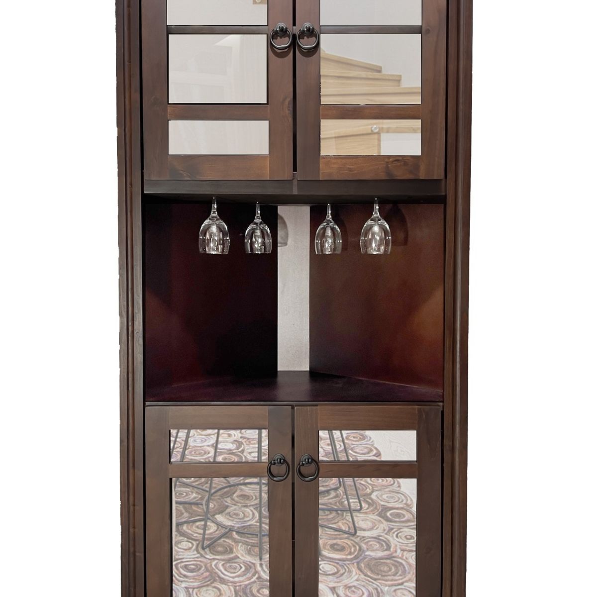 GENERICO - Vitrina esquinera Igmax 4 puertas.