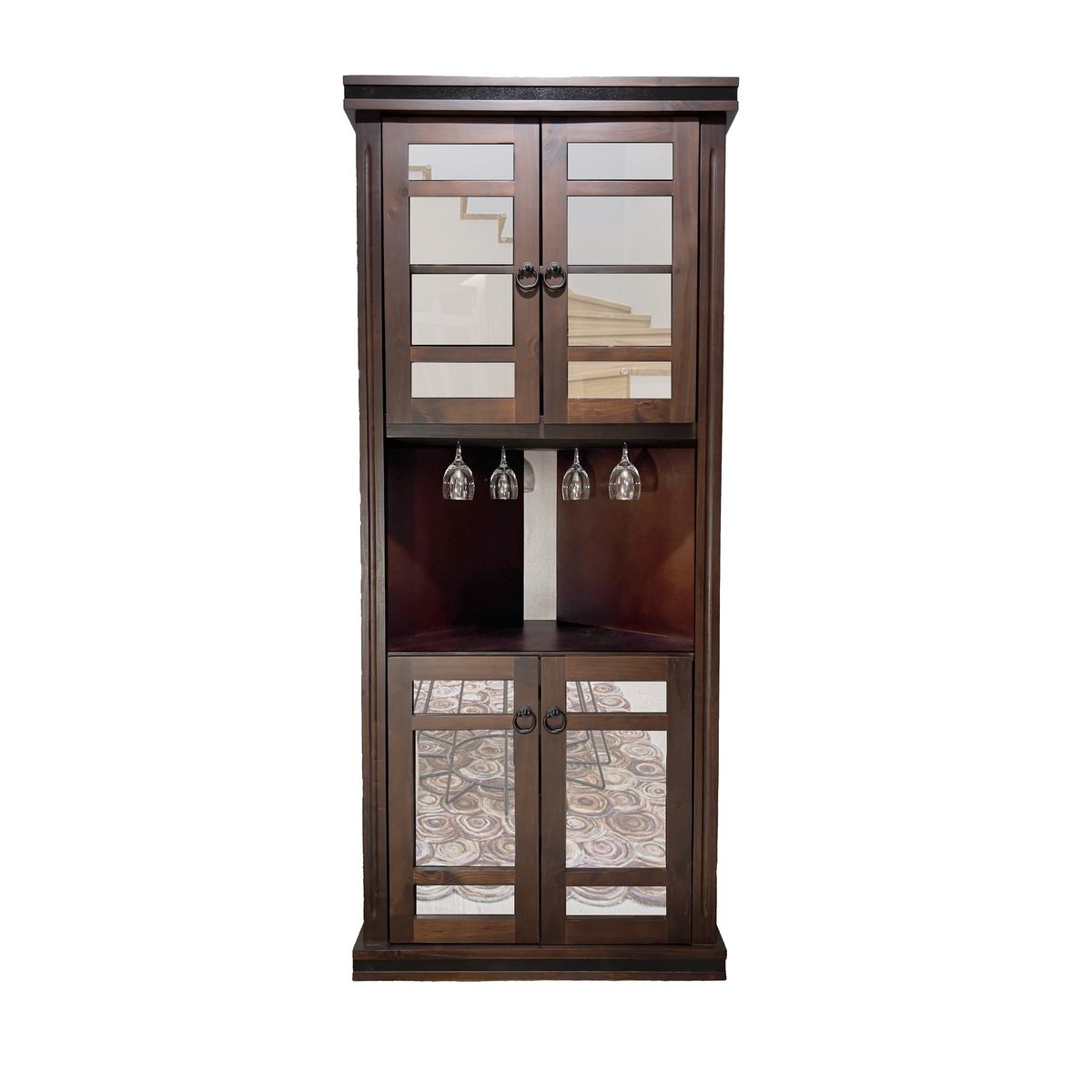 GENERICO - Vitrina esquinera Igmax 4 puertas.