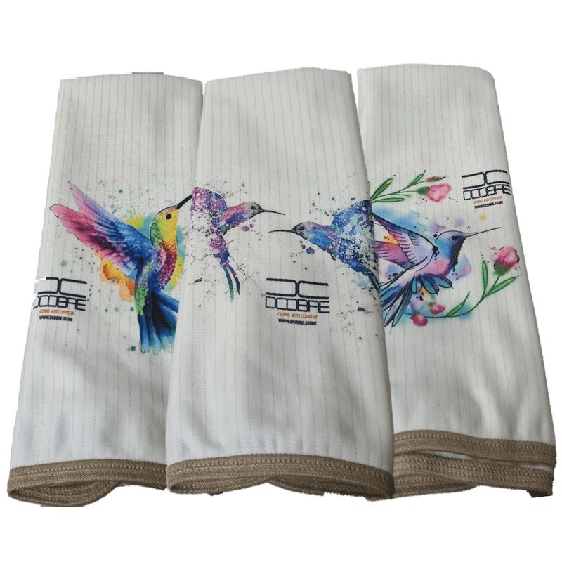 GENERICO - PAÑO DE LOZA  ABSORBENTE 3 UNIDADES MODELO COLIBRI 2  EN COBRE