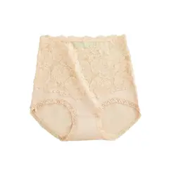 EVERSO - Calzon Faja Alto Levanta Glúteos Algodón con Encaje.