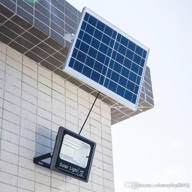 GENERICO - Foco Reflector Solar 100w Con Control Remoto Exteriores
