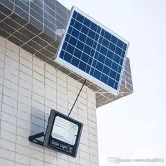 GENERICO - Foco Reflector Solar 100w Con Control Remoto Exteriores