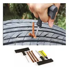 FELIZ - Kit Reparacion Pinchazo Para Neumaticos Tubulares Auto Moto