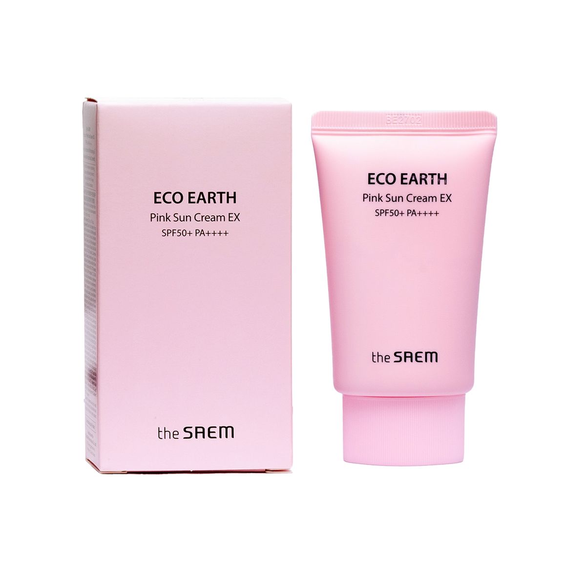 THE SAEM - Bloqueador solar Eco Earth Power Pink Sun Cream - The Saem