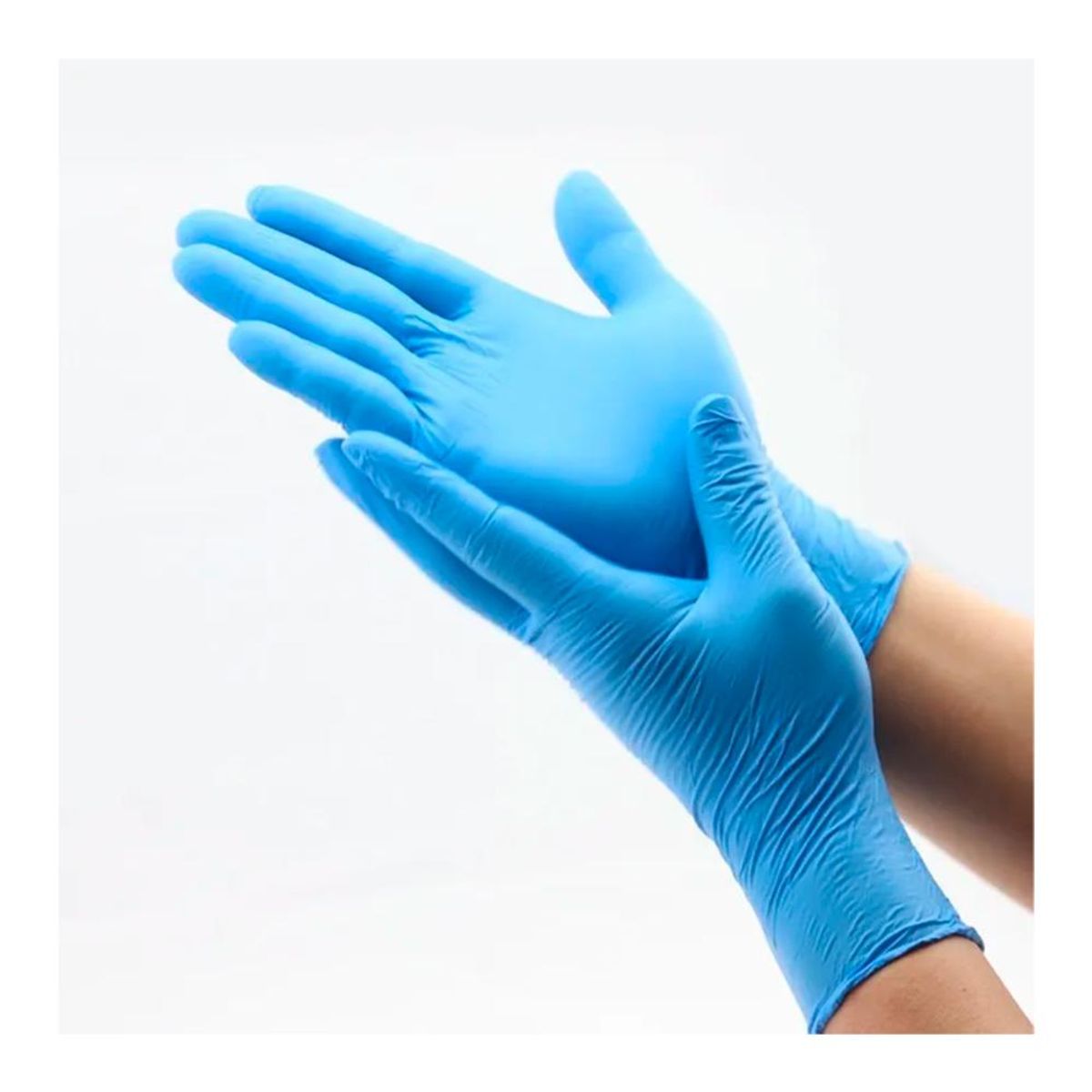 DETODOYMAS - Guantes De Nitrilo Talla XL Caja 100 Unidades antideslizantes - Azul