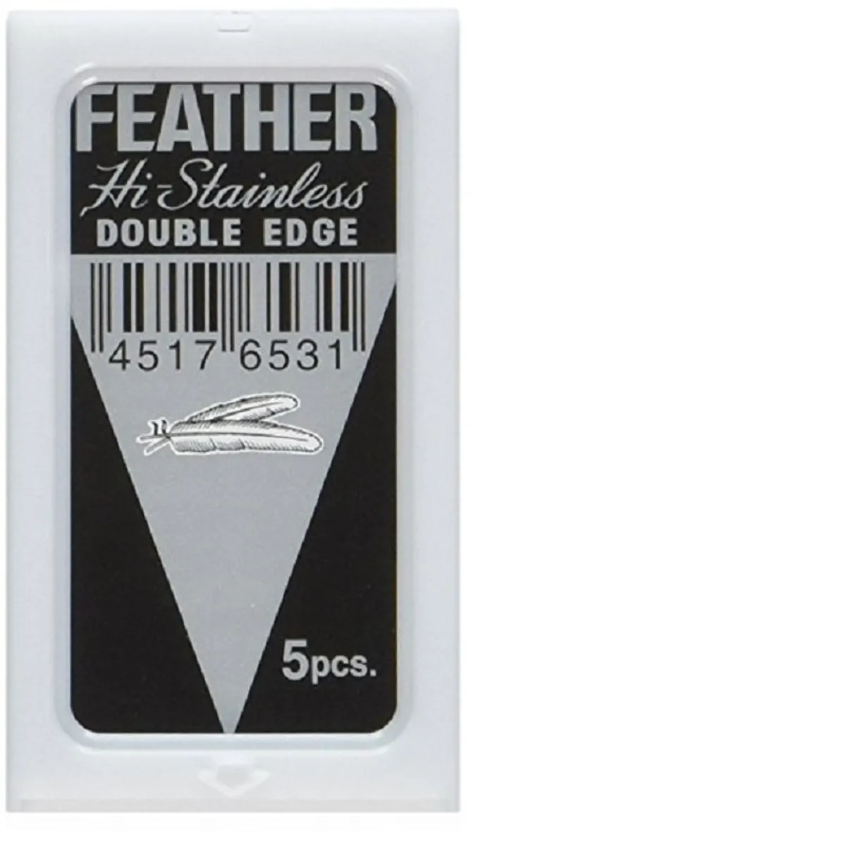 FEATHER - 10 Hojas De Afeitar Doble Filo Feather