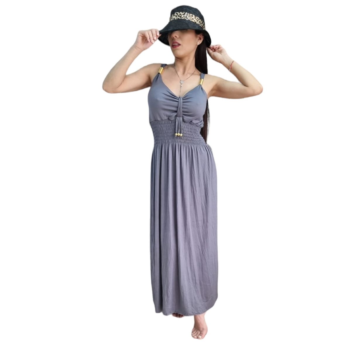 GENERICO - Pack 3 Vestidos Mujer Algodon Lisos.