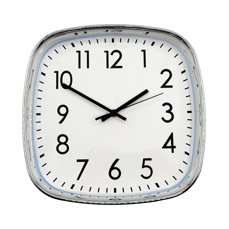 MOGA - Reloj Pared Mural Cuadrado 31Cm pvc