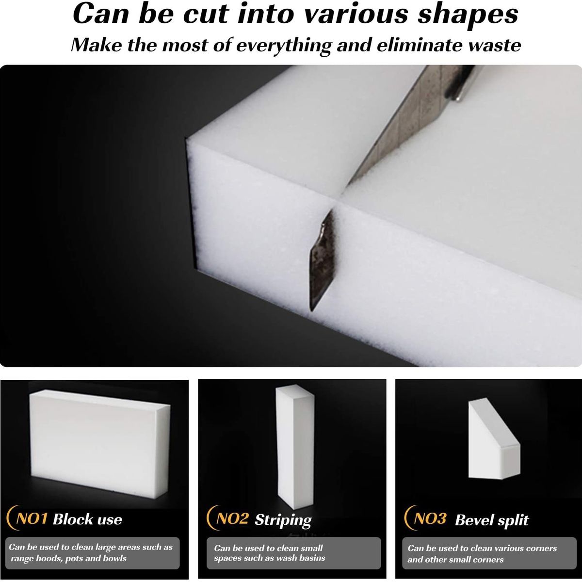 GENERICO - Esponja Mágica De Melamina X 6