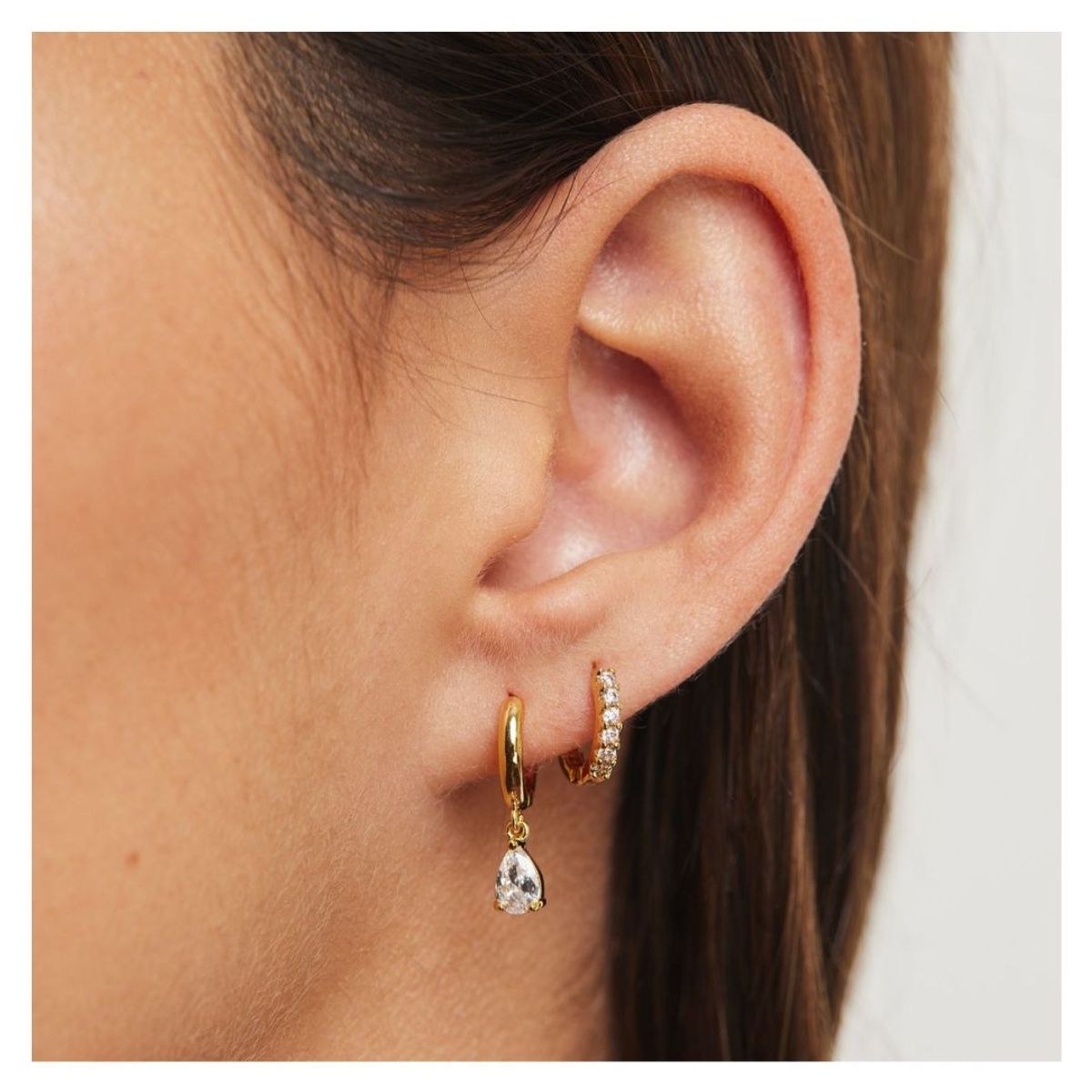 BOAZ JOYAS - Aros Mujer Argollas Polar Doradas Bañadas en Oro Boaz Joyas