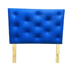 GENERICO - Respaldo 1 1/2 Azul Eléctrico Cuero PU Muebles Rimar