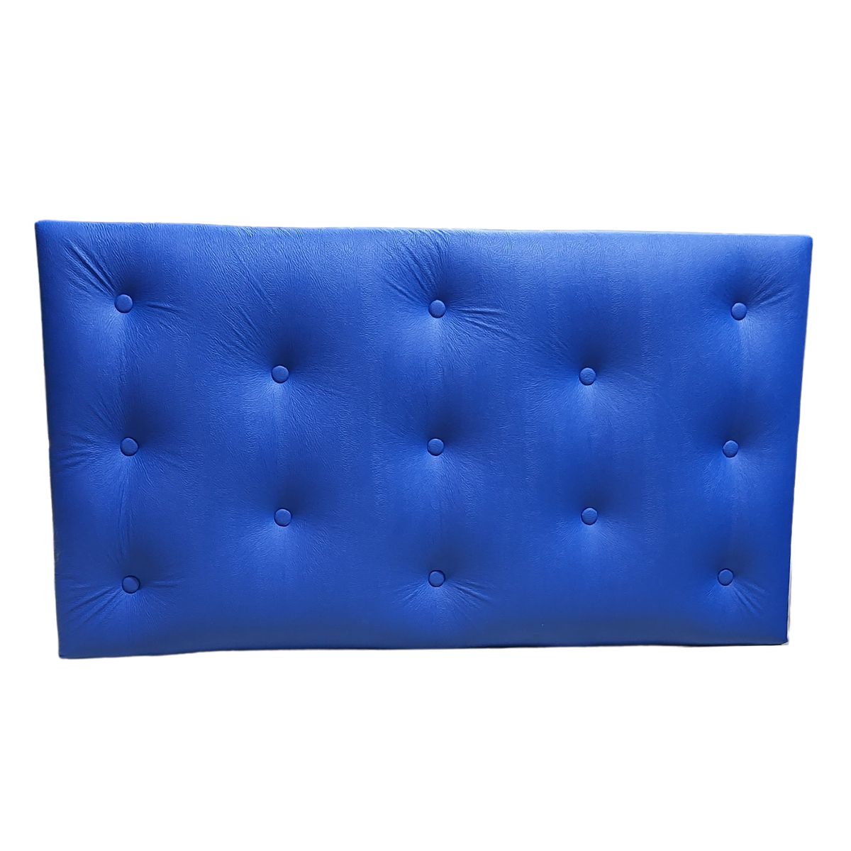 GENERICO - Respaldo 1 1/2 Azul Eléctrico Cuero PU Muebles Rimar