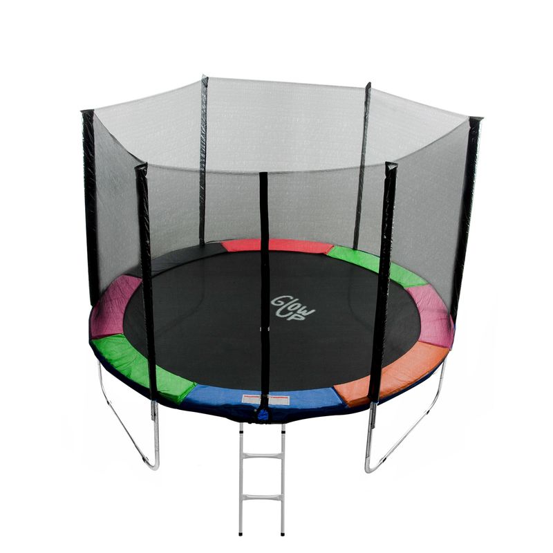 GLOWUP - Cama Elástica 10Ft 3.05 Mt Glowup Malla + Escalera