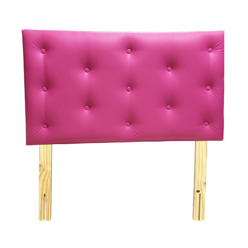 GENERICO - Respaldo 1 1/2 Fucsia Eco Cuero Muebles Rimar