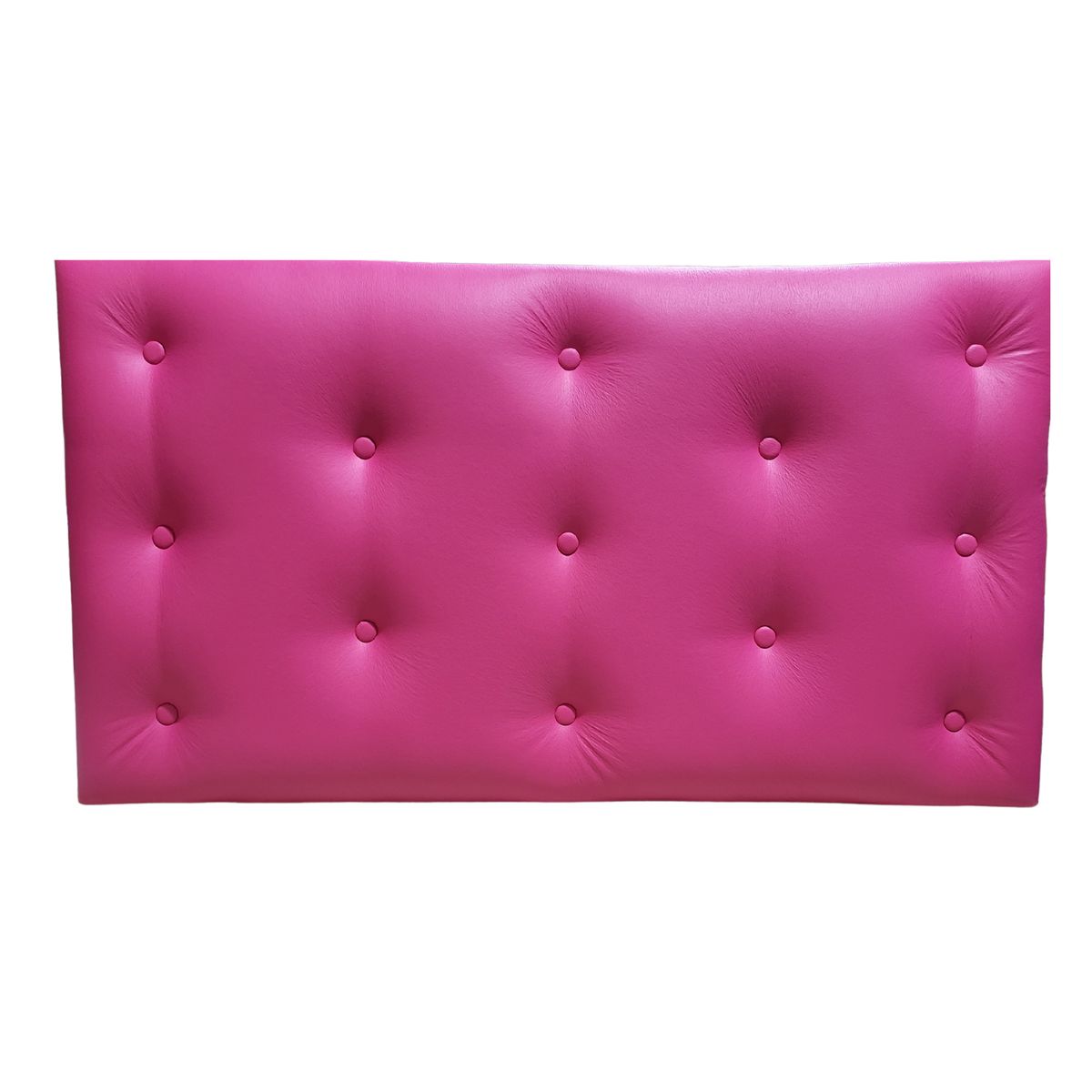 GENERICO - Respaldo 1 1/2 Fucsia Eco Cuero Muebles Rimar