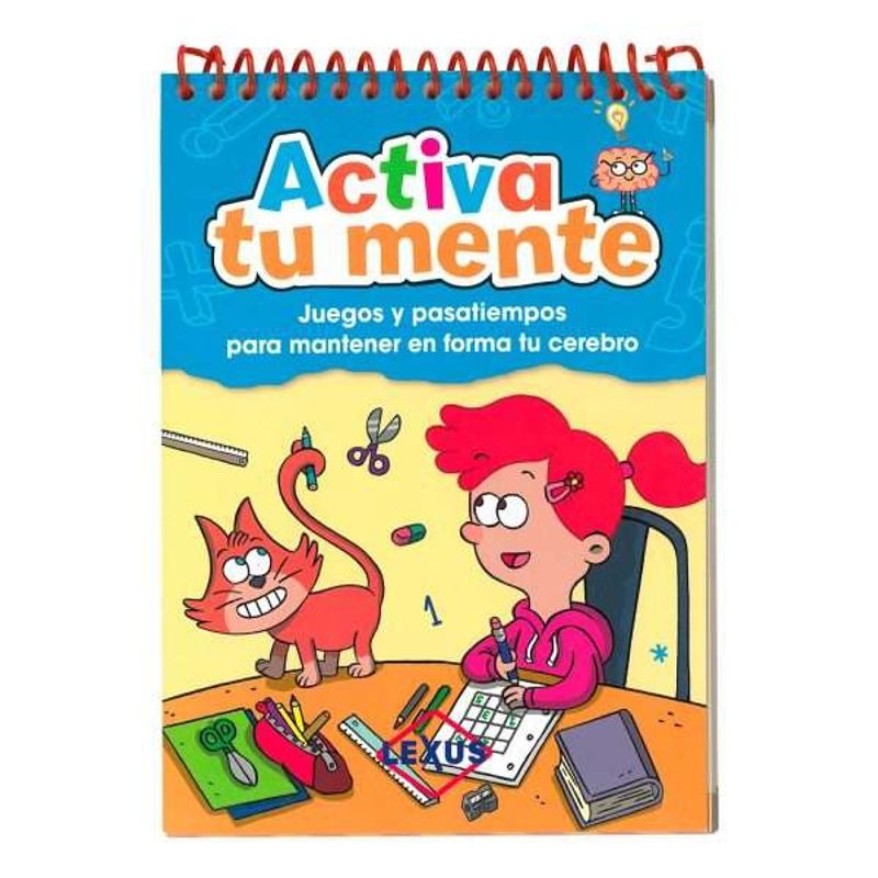 LEXUS - Activa Tu Mente Libro Juegos Y Pasatiempos Forma Tu Cerebro - Lexus