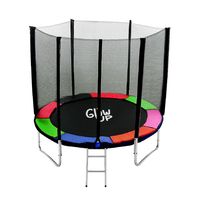 Cama Elástica 8Ft 2,44 mts con Malla y Escalera