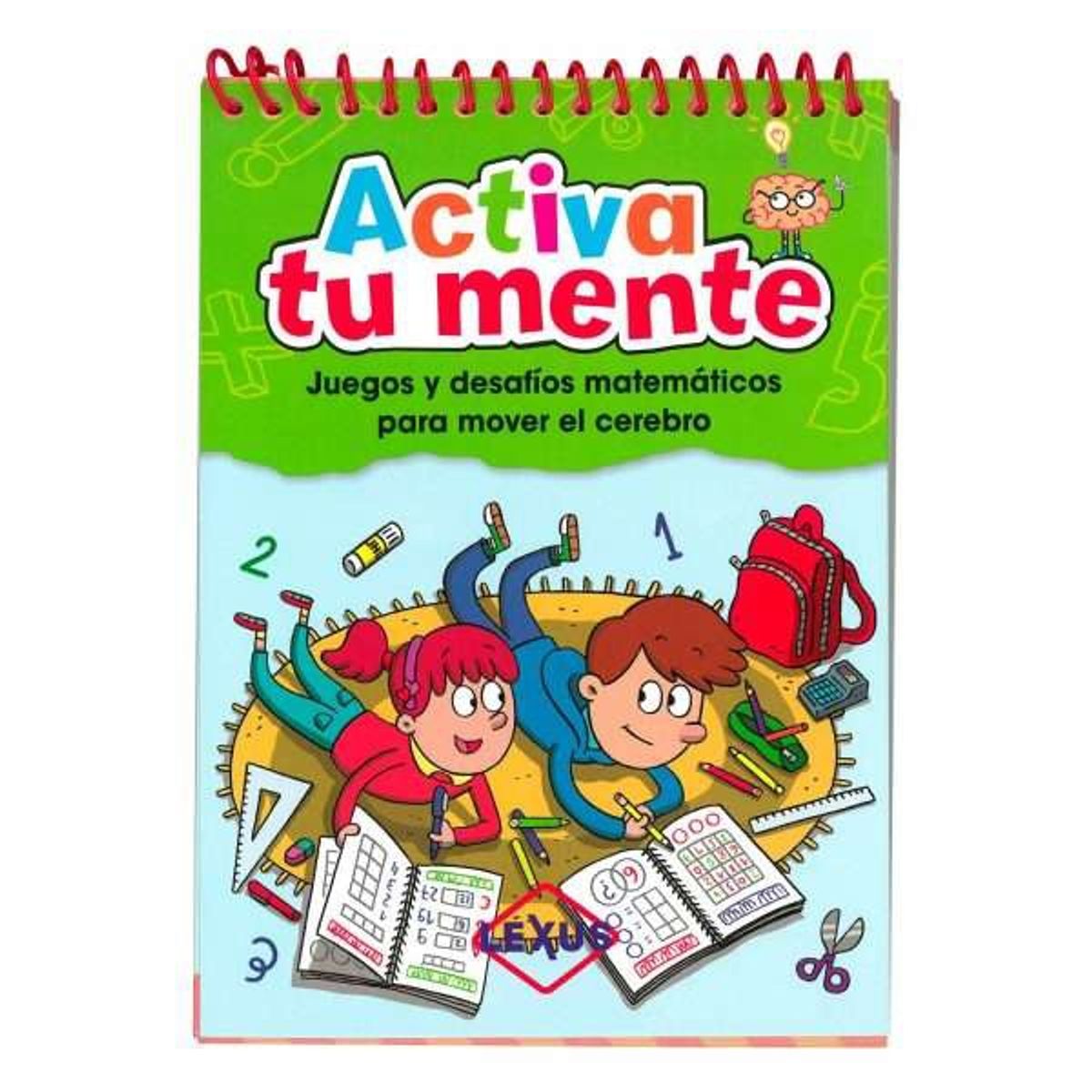 LEXUS - Activa Tu Mente Libro Juegos Y Desafios Matematicos - Lexus