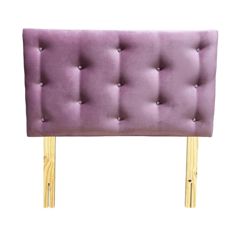 GENERICO - Respaldo 1 1/2 Palo Rosa Felpa Diamante Muebles Rimar