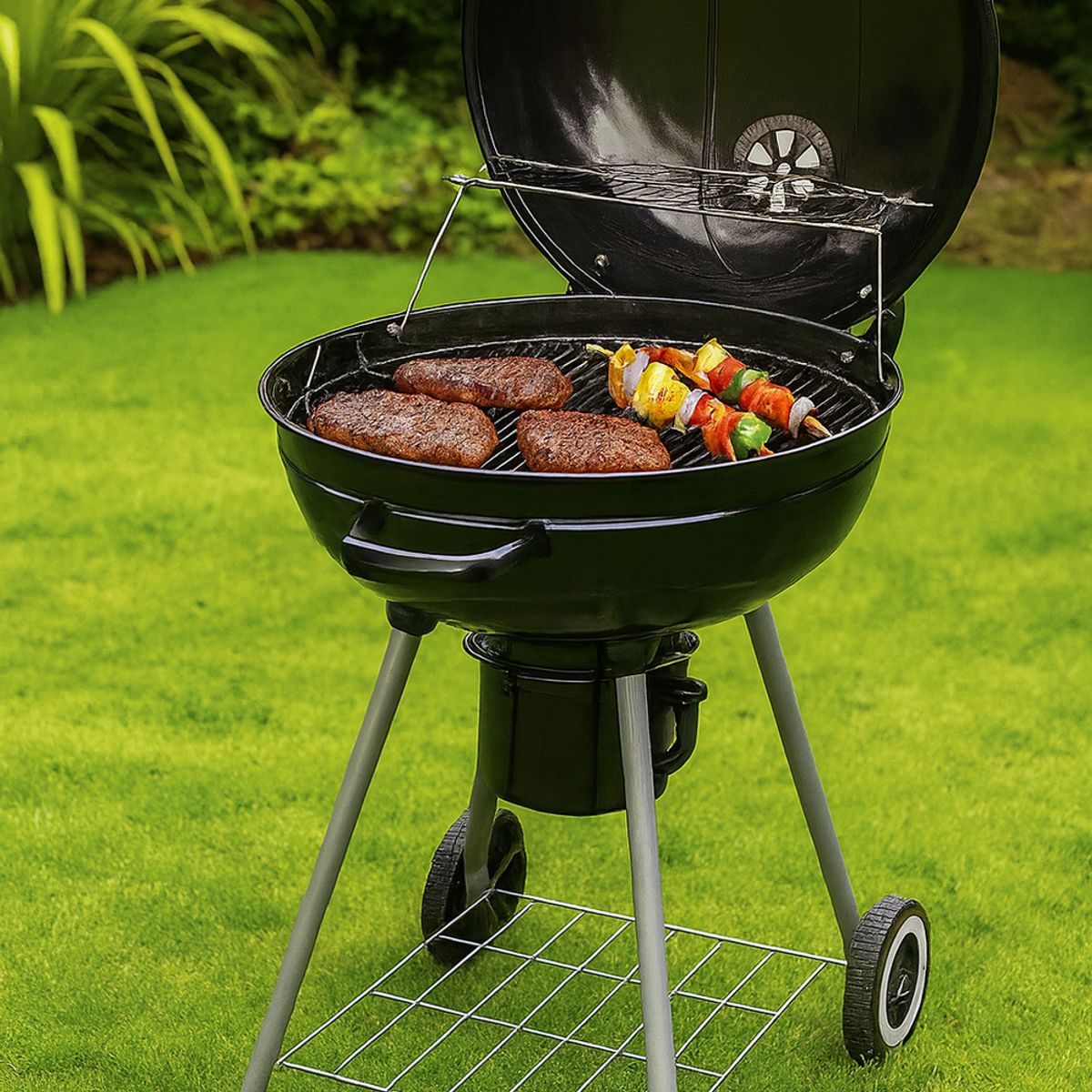 COSAS CASA - Parrilla A Carbon Modelo Algarrobo Redonda