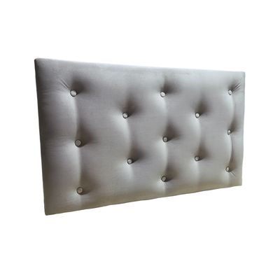 Imagen 2 del producto Respaldo 1 1/2 Gris Perla Felpa Muebles Rimar