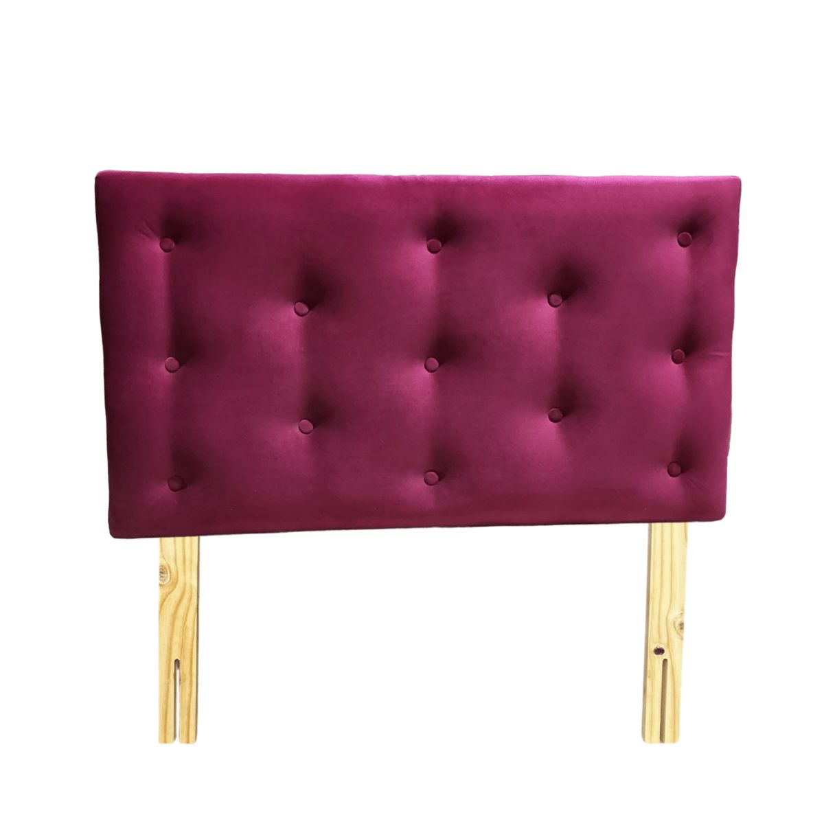 GENERICO - Respaldo 1 1/2 Vino Tinto Felpa Muebles Rimar