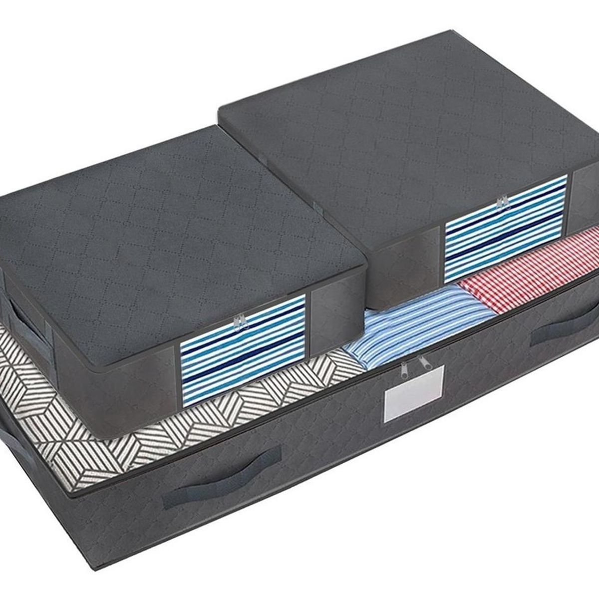 CASATUA - Organizador De Ropa Bajo Cama Casatua Almacenamiento Set X 3