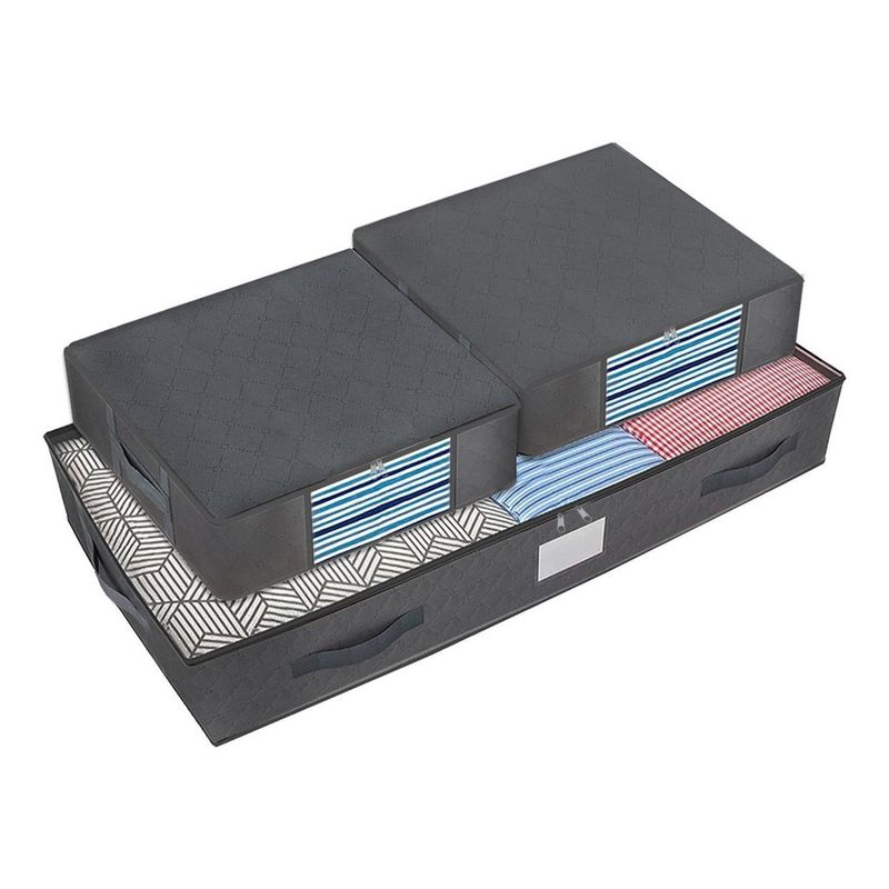 CASATUA - Organizador De Ropa Bajo Cama Casatua Almacenamiento Set X 3