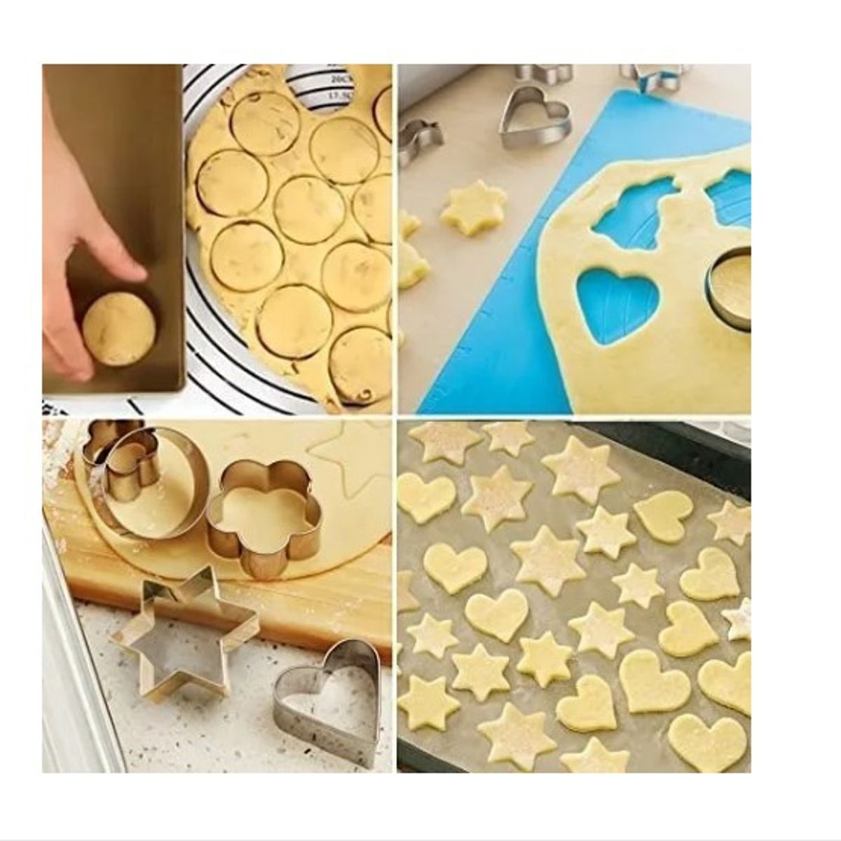 OFERTABKN - 12 Moldes De Galleta Cortador Galletas Moldes Galletas