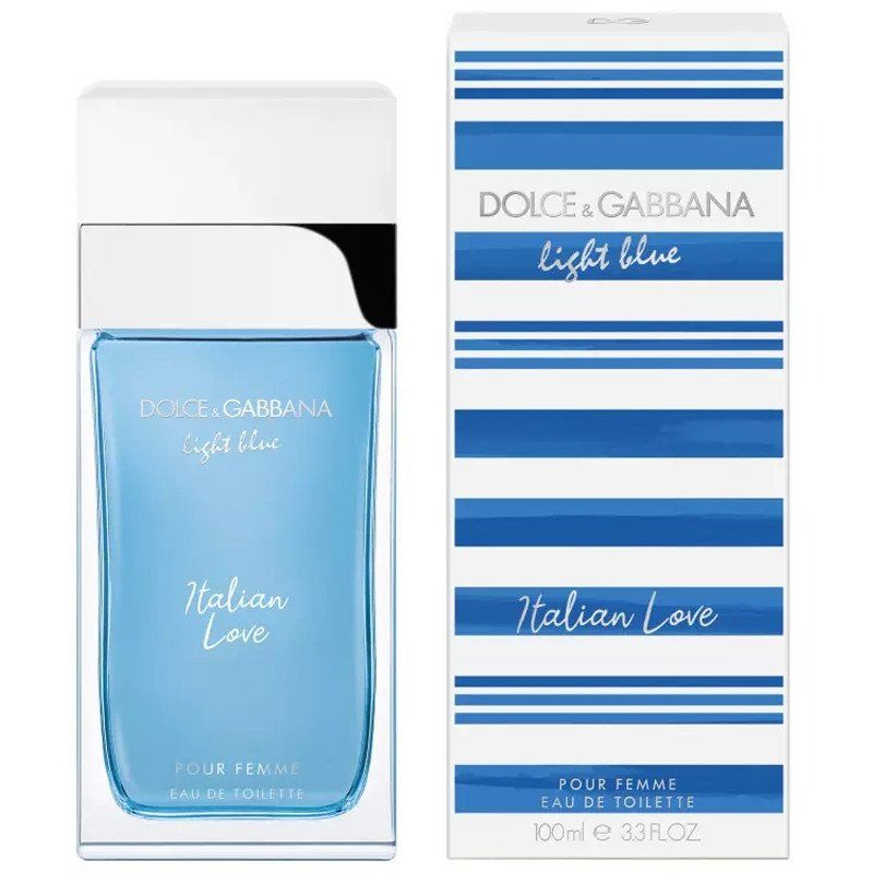 DOLCE&GABBANA - DOLCE GABBANA LIGHT BLUE ITALIAN LOVE POUR FEMME EDT 100ML
