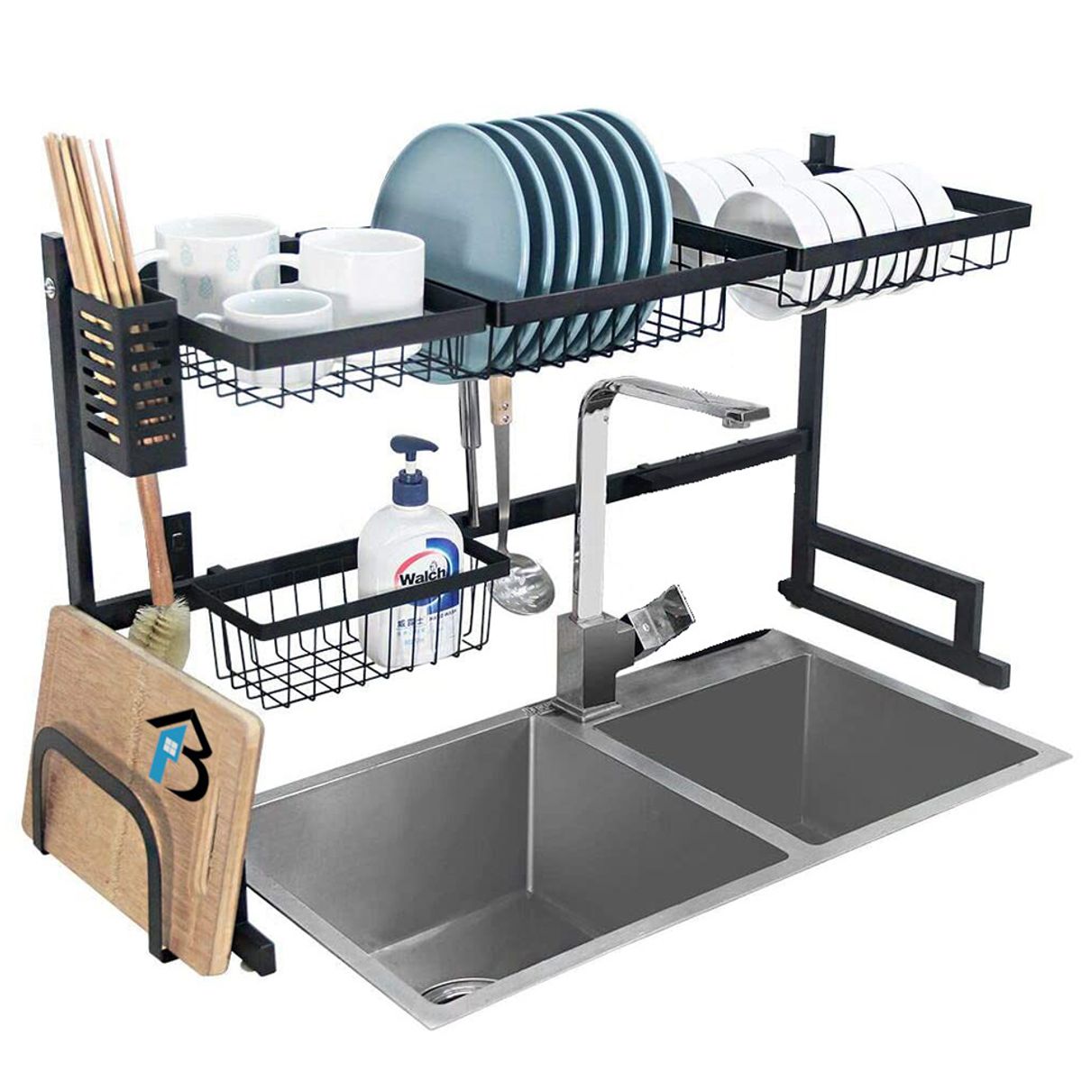 NOVYSTOR - Escurridor De Platos Secado Multiuso Acero Inoxidable 85cm