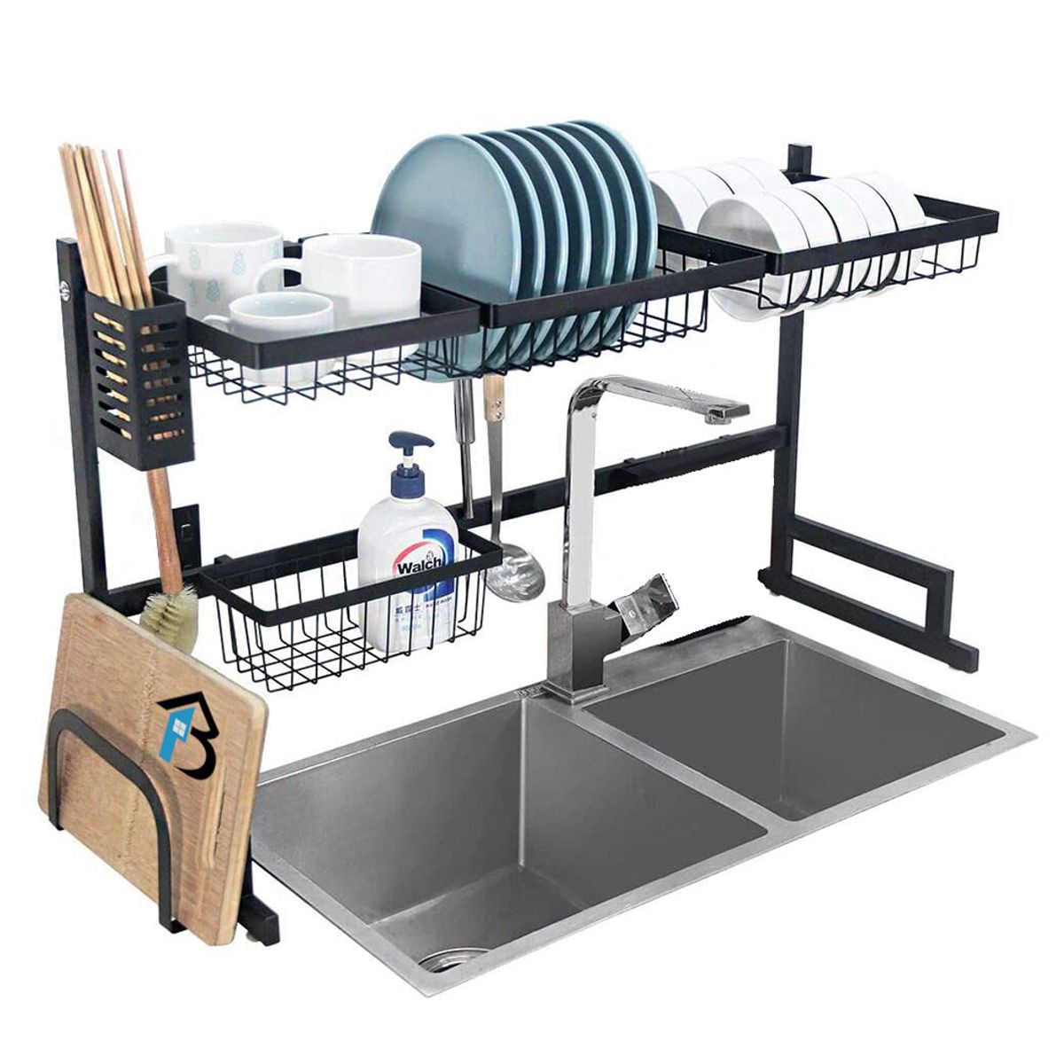 NOVYSTOR - Escurridor De Platos Secado Multiuso Acero Inoxidable 85cm