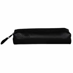 RAIQUEN - Estuche Cuero Multiuso Tubo Negro Hecho a Mano