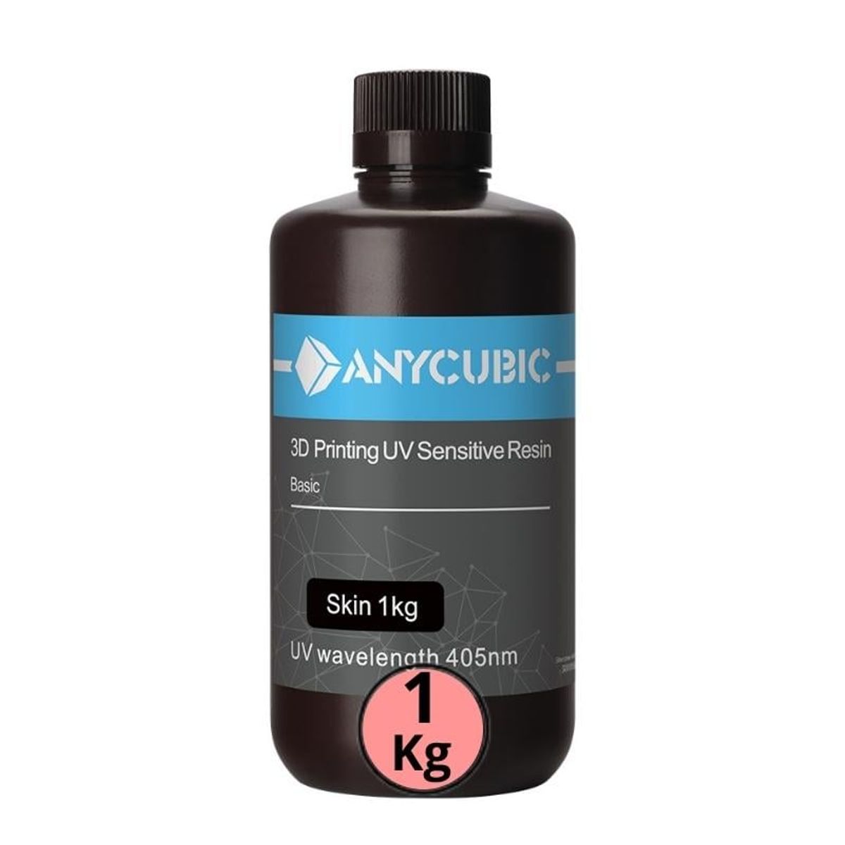 ANYCUBIC - Resina 3D Piel Clara para Impresoras 3D 1000g Anycubic - Resinas