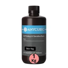 ANYCUBIC - Resina 3D Piel Clara para Impresoras 3D 1000g - Resinas