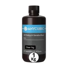 ANYCUBIC - Resina 3D Transparente para Impresoras 3D 1000g - Resinas