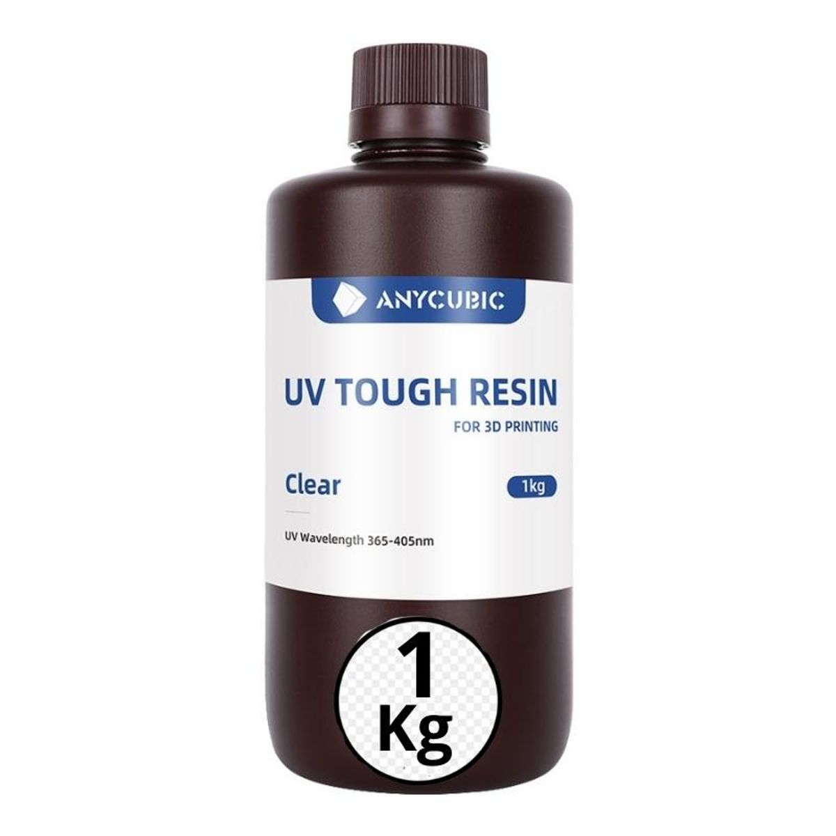 ANYCUBIC - Resina 3D Flexible Dura Trasparente 1000g Anycubic - Resinas