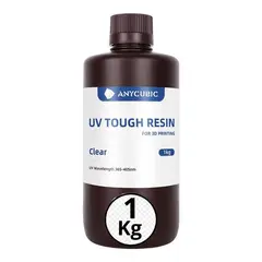 ANYCUBIC - Resina 3D Flexible Dura Trasparente 1000g - Resinas