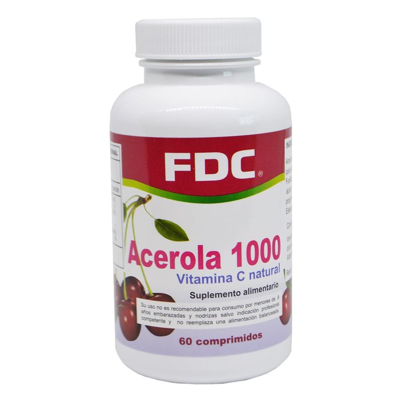 FDC - Acerola 1000 mg x 60 comprimidos.-