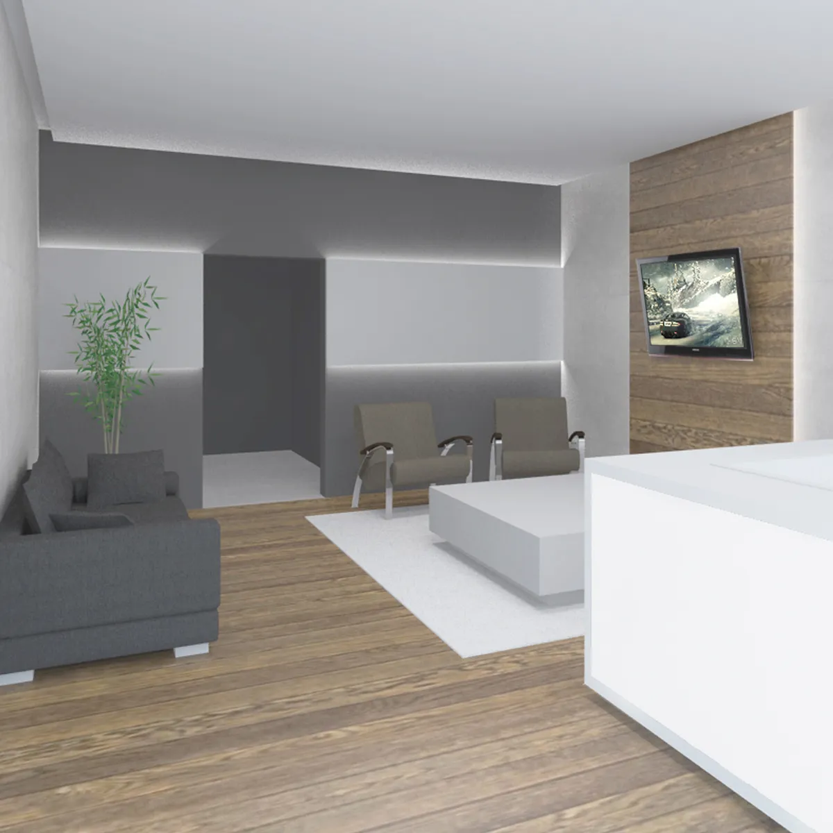 BRASFORMA - Soporte TV Inclinable Ultra Slim 32" a 85"  50kg