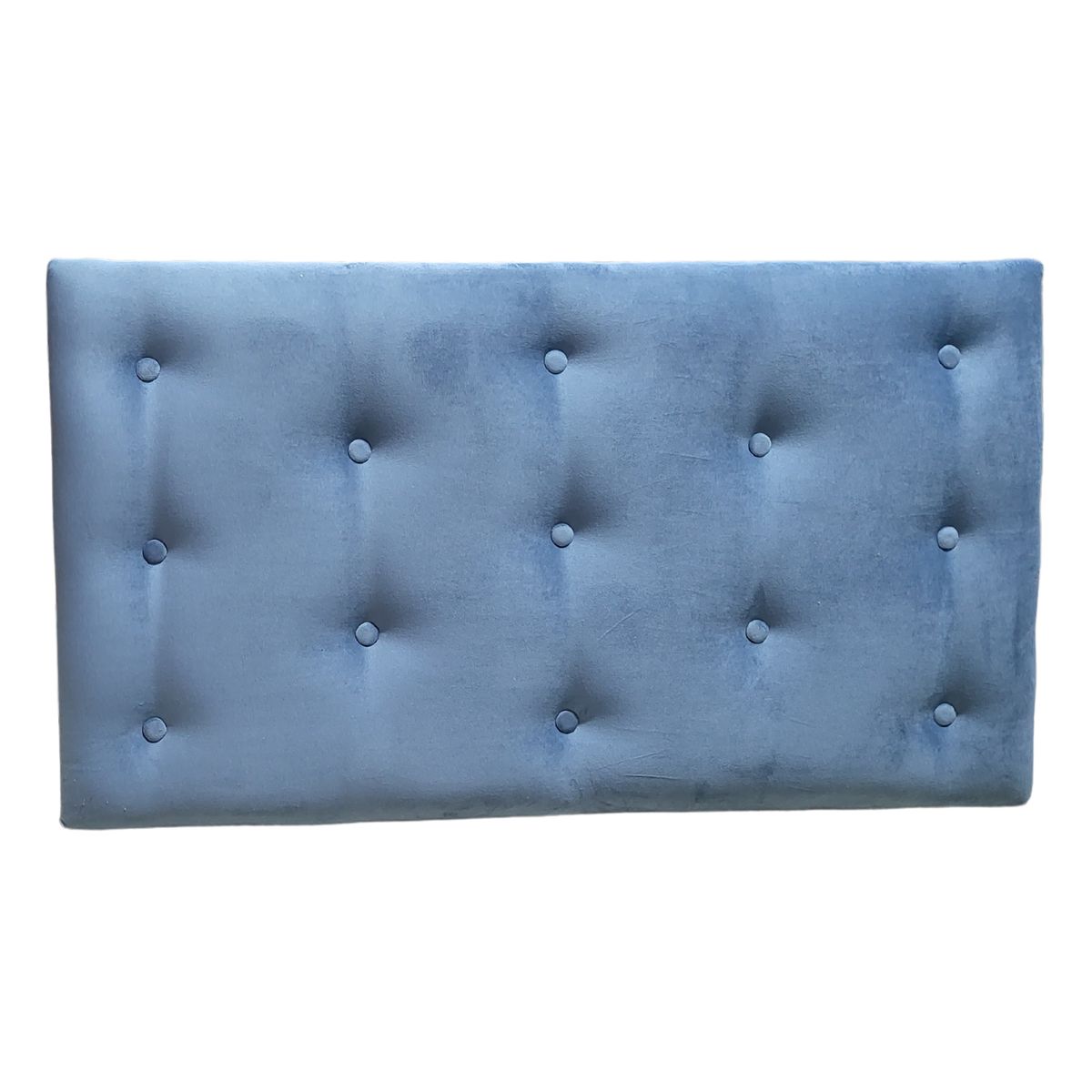 GENERICO - Respaldo 1 1/2 Azul Petroleo Felpa Muebles Rimar