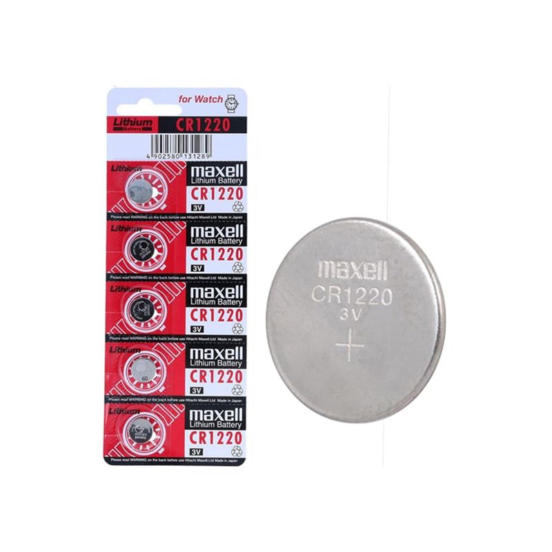 MAXELL - Blister 5 Pilas Litio 3V Maxell Cr1220 MAXELL