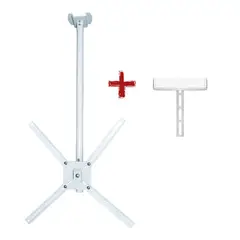BRASFORMA - Soporte TV de Techo - 10" a 55" + Sop. Deco giro 360°