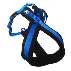 MASCAN - Arnés Cruzado Acolchado Talla S Azul Perros