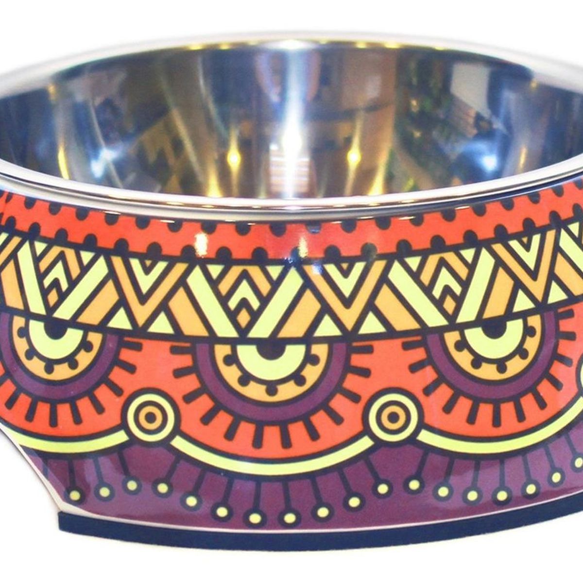 MASCAN - Plato Melamina Motivo Redondo Para Perro S Mascan