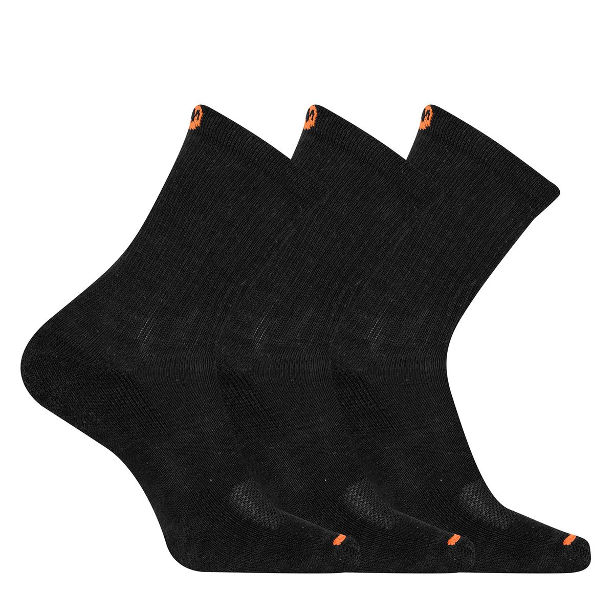 MERRELL - Calcetin Outdoor Access Cotton Crew 3 Negro Unisex MERRELL