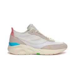 SUPERGA - Zapatilla 4089 Training 9TS White Turquoise Green - Blanco