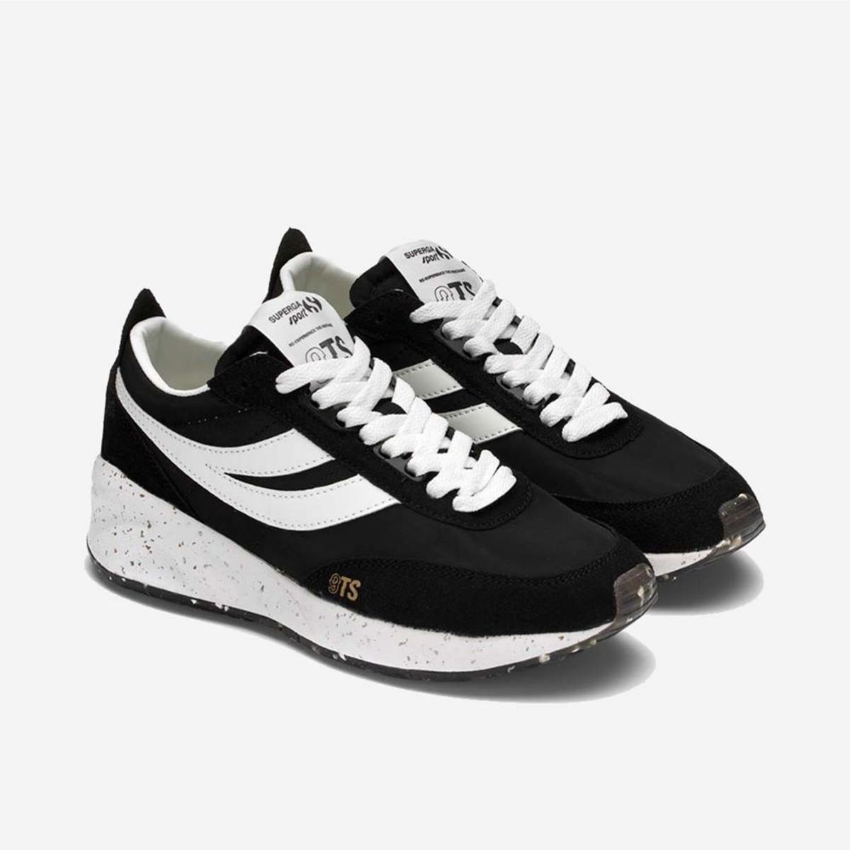 SUPERGA - Zapatilla 4089 Training 9TS Vegan Black White