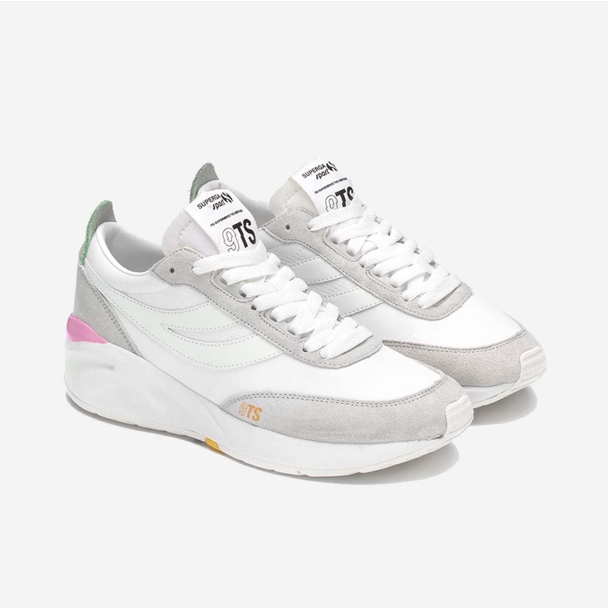 SUPERGA - Zapatilla 4089 Training 9TS White Pink Violet Bye